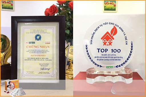 Thực phẩm bảo vệ sức khỏe Linh Tự Đan vinh dự nhận giải thưởng “Top 100 sản phẩm, dịch vụ tốt nhất cho gia đình, trẻ em năm 2014”